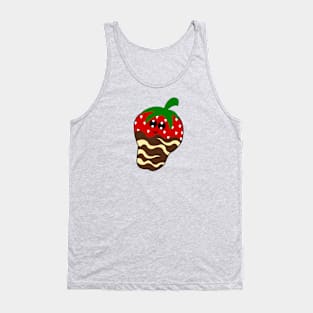 Chocolate Dipped Strawberry Tank Top